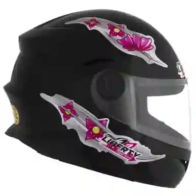Capacete Fechado Pro Tork Liberty For Kids Girls COR/PRETO TAMANHO/54