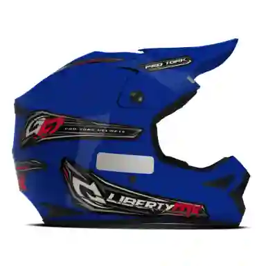 Capacete Off Road Pro Tork Liberty Mx Pro COR/AZUL TAMANHO/60