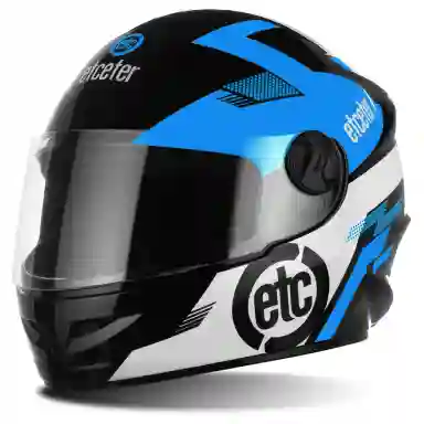 Capacete Fechado Infantil Etceter Kids COR/AZUL TAMANHO/54