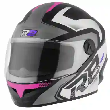Capacete Fechado Pro Tork R8 Pro COR/PRETO - ROSA TAMANHO/56