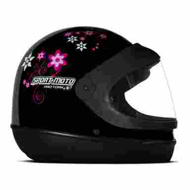 Capacete Fechado Pro Tork Sport Moto For Girls COR/PRETO TAMANHO/60