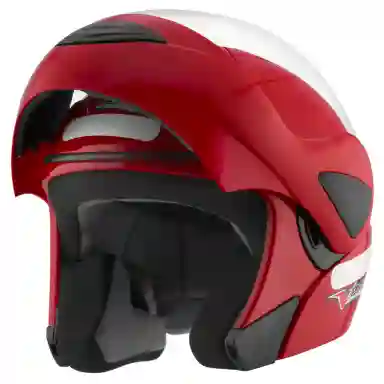 Capacete Moto Escamoteável Robocop Pro Tork V-pro Jet COR/VERMELHO TAMANHO/60
