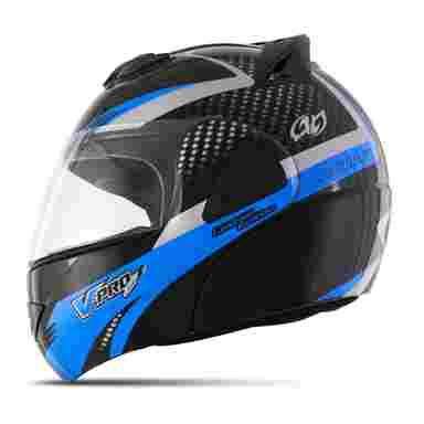 Capacete Escamoteável Pro Tork V-pro Jet 2 Carbon COR/PRETO - AZUL TAMANHO/58
