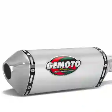 Escapamento Gemoto Racing 3 Trioval [curva Cromada] Fan 125 Ks/es 2009/15 COR/PRATA