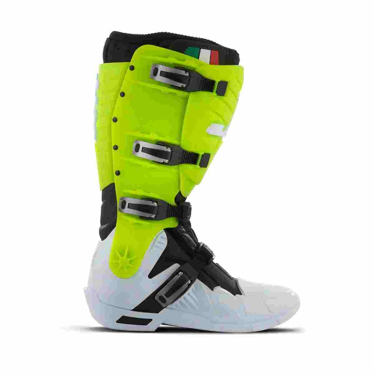 Bota Motocross Adulto Jett Hi-vis COR/BRANCO - VERDE TAMANHO/40