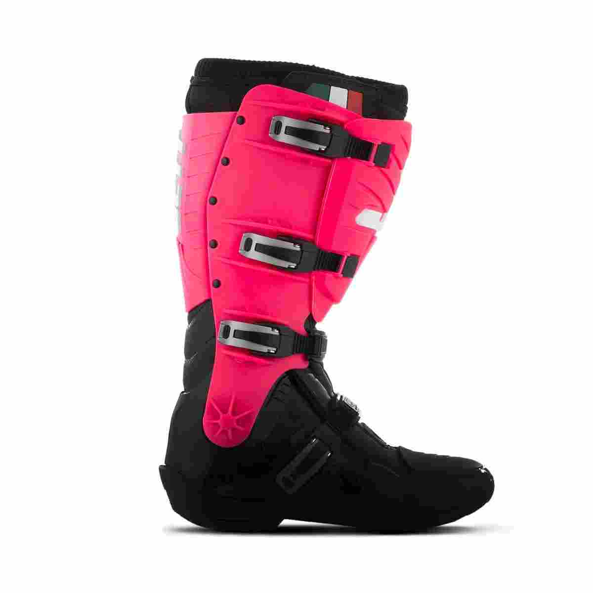 Bota Motocross Adulto Jett Hi-vis COR/PRETO - ROSA TAMANHO/39