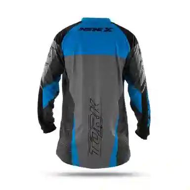Camisa Motocross Adulto Pro Tork Insane X COR/CINZA - AZUL TAMANHO/GG
