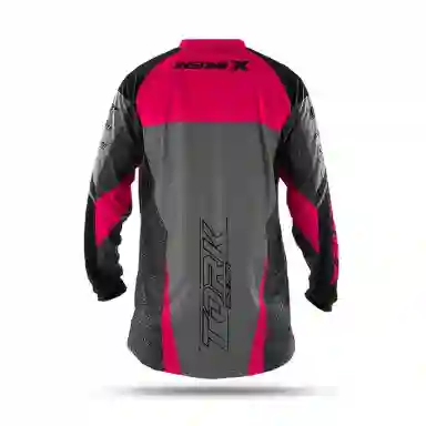 Camisa Motocross Adulto Pro Tork Insane X COR/CINZA - ROSA TAMANHO/GG