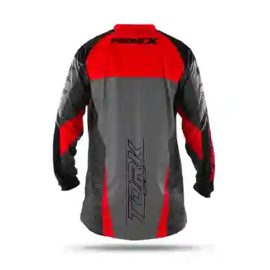Camisa Motocross Adulto Pro Tork Insane X COR/CINZA - VERMELHO TAMANHO/M
