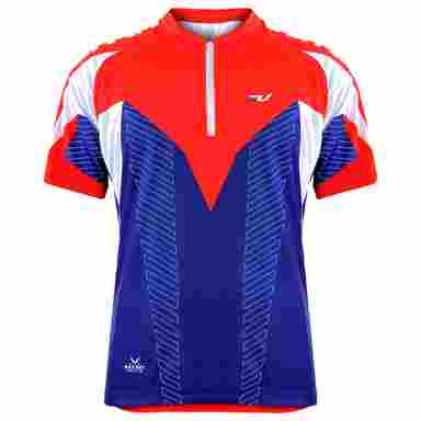 Camisa Ultra Bikes Max Dry Manga Curta COR/AZUL - VERMELHO TAMANHO/M