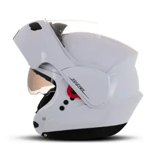 Capacete Escamoteável Pro Tork Attack Solid COR/BRANCO TAMANHO/58