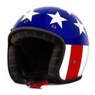 Capacete Custom Etceter American TAMANHO/56 COR/AZUL
