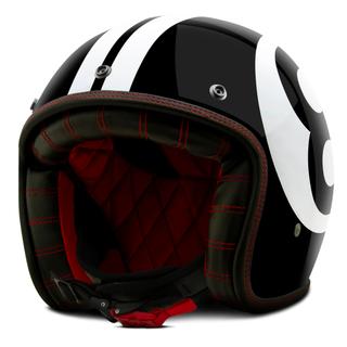 Capacete Aberto Etceter Custom Snooker TAMANHO/58 COR/PRETO