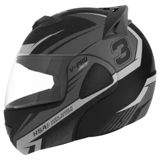 Capacete Escamoteável Pro Tork V-pro Jet 3 COR/CINZA TAMANHO/60
