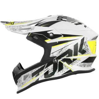 Capacete Off Road Pro Tork Fast 788 Skull COR/BRANCO - AMARELO TAMANHO/58