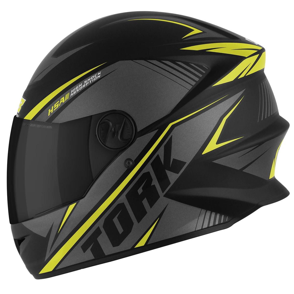 Capacete Fechado Pro Tork R8 COR/AMARELO TAMANHO/58