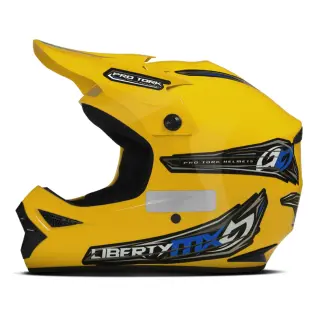 Capacete Off Road Pro Tork Liberty Mx Pro COR/AMARELO TAMANHO/58