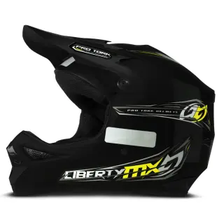 Capacete Off Road Pro Tork Liberty Mx Pro COR/PRETO TAMANHO/60