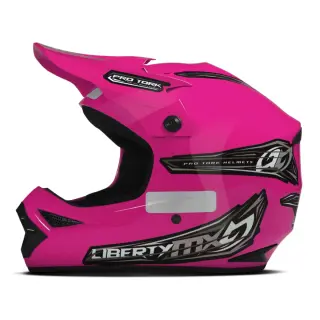 Capacete Off Road Pro Tork Liberty Mx Pro COR/ROSA TAMANHO/58