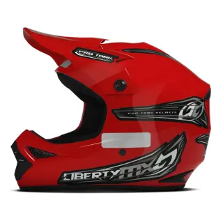 Capacete Off Road Pro Tork Liberty Mx Pro COR/VERMELHO TAMANHO/58