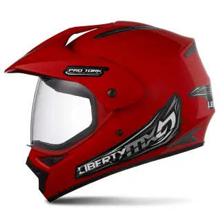 Capacete Off Road Pro Tork Liberty Mx Vision Pro COR/VERMELHO TAMANHO/58
