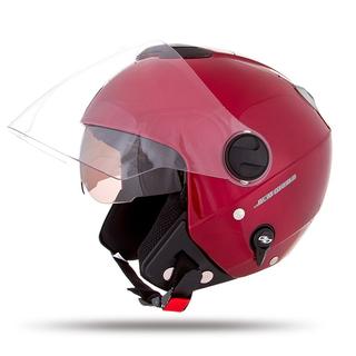 Capacete Aberto New Atomic Solid Brilhante Pro Tork COR/BORDÔ TAMANHO/56