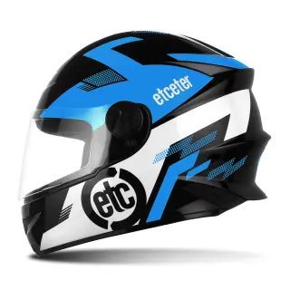 Capacete Fechado Infantil Etceter Kids COR/AZUL TAMANHO/54