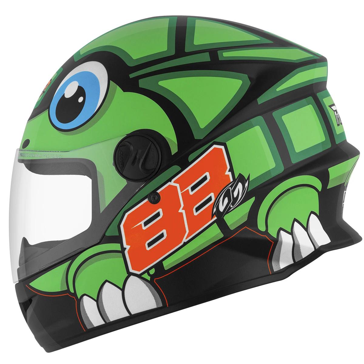 Capacete Fechado Pro Tork R8 Turtle COR/VERDE TAMANHO/60