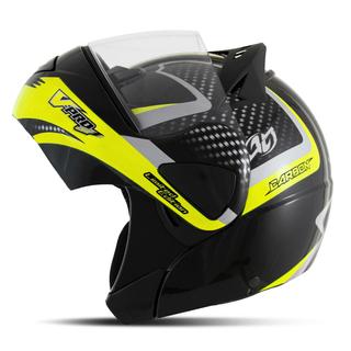 Capacete Escamoteável Pro Tork V-pro Jet 2 Carbon COR/PRETO - AMARELO TAMANHO/58
