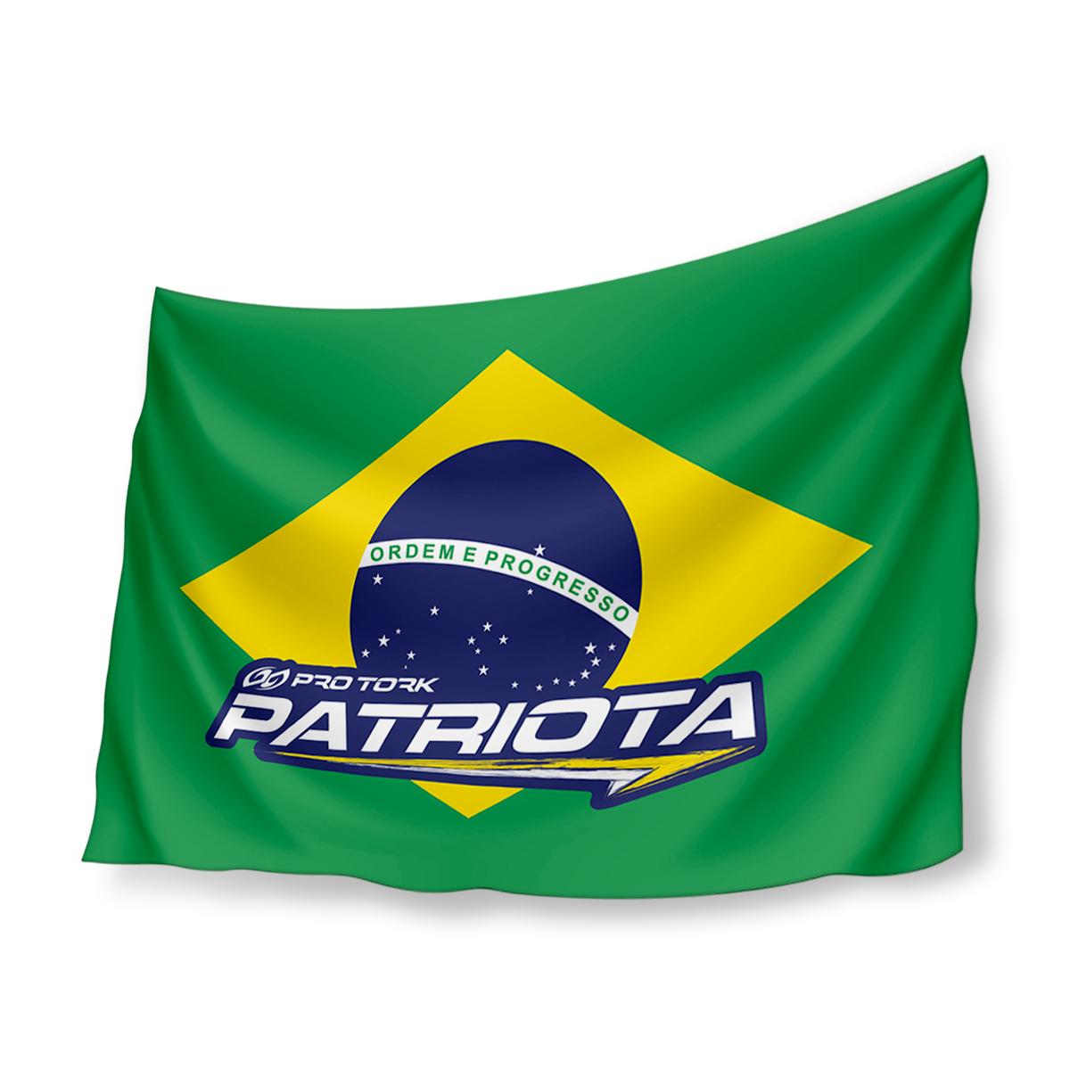 Bandeira Brasil 80 X 56 Patriota Pro Tork COR/VERDE