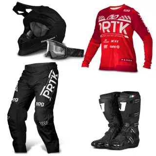 Kit Completo Motocross Sag 2022 Pro Tork - 5 itens
