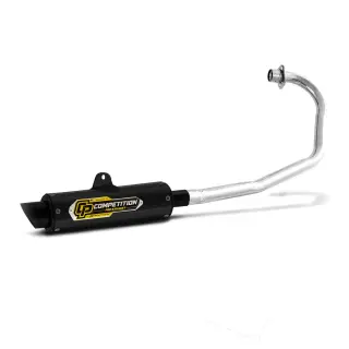 Escapamento Pro Tork Competition [curva Cromada] Fan 160 / Start 160 COR/PRETO