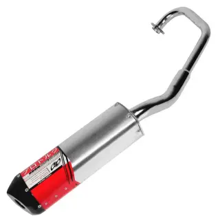 Escapamento Modelo V-Pro para Max 125 Pro Tork COR/ALUMÍNIO