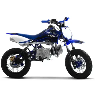 Mini Moto Motocross TR-125F Supermotard Pro Tork Aro 12 x 12 COR/AZUL