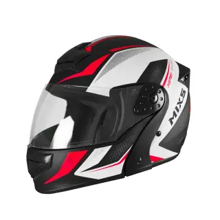 Capacete Escamoteável Gladiator Neo Mixs COR/VERMELHO TAMANHO/60