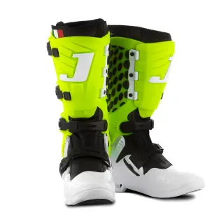 Bota Motocross Adulto Jett Hi-vis COR/BRANCO - VERDE TAMANHO/44