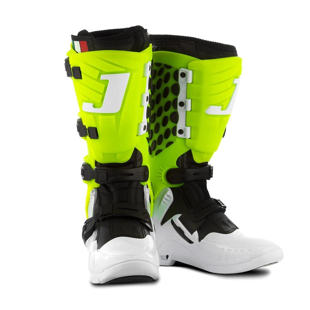 Bota Motocross Adulto Jett Hi-vis COR/BRANCO - VERDE TAMANHO/44