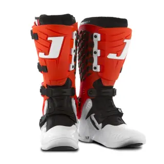 Bota Motocross Adulto Jett Hi-vis COR/BRANCO - VERMELHO TAMANHO/39