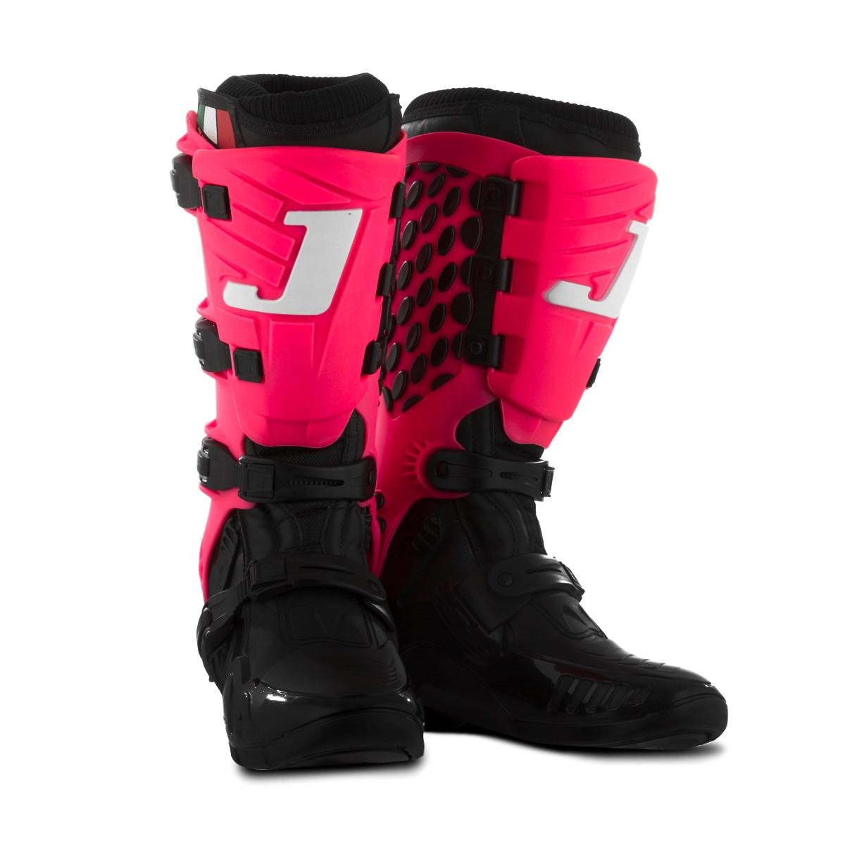 Bota Motocross Adulto Jett Hi-vis COR/PRETO - ROSA TAMANHO/41