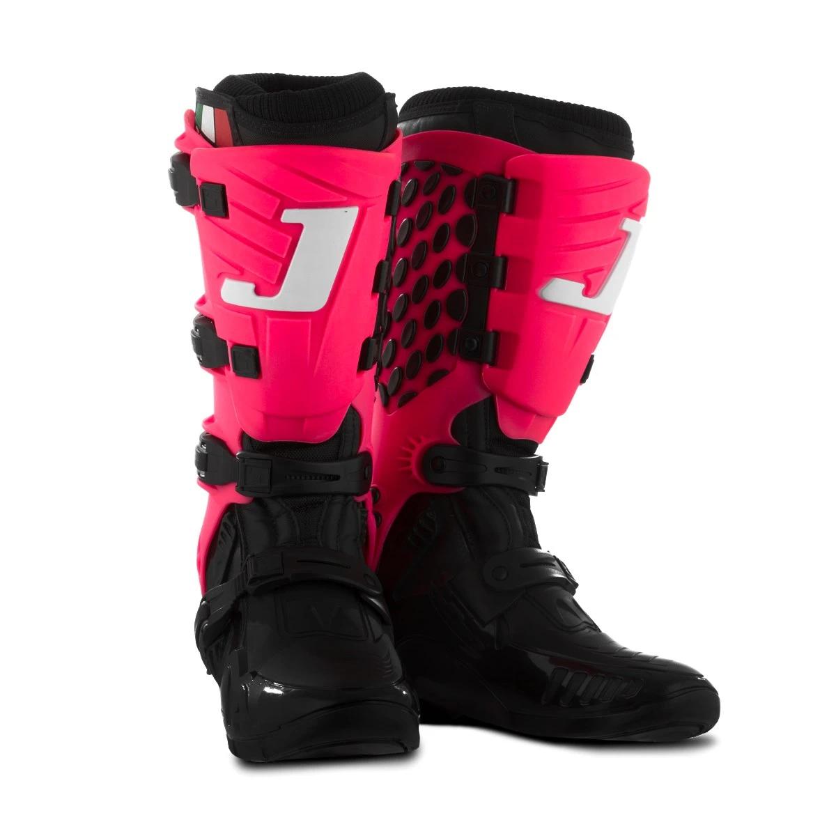 Bota Motocross Adulto Jett Hi-vis COR/PRETO - ROSA TAMANHO/43