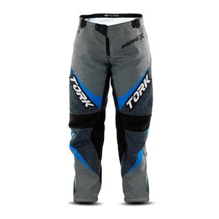 Calça Para Motocross Adulto Pro Tork Insane X com Regulagem Feminina Masculina TAMANHO/56 COR/CINZA - AZUL