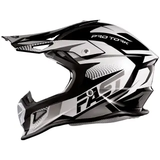 Capacete Off Road Pro Tork Fast Tech Fantasy Limited Edition COR/BRANCO - CINZA TAMANHO/62
