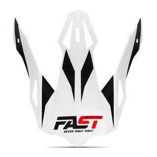 Pala Capacete Pro Tork Fast 788 TAMANHO/Único COR/BRANCO - VERMELHO