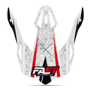 Pala Capacete Pro Tork Fast 788 Skull TAMANHO/Único COR/BRANCO - VERMELHO