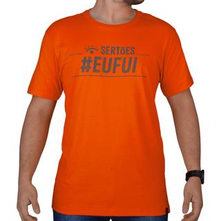 Camisa Casual Sertões Algodão Eu Fui COR/LARANJA TAMANHO/XGG
