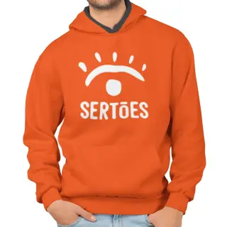 Moletom Casual Sertões Oficial COR/LARANJA TAMANHO/P