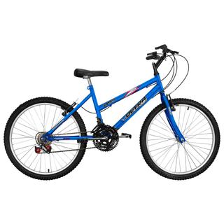 Bicicleta Aro 24 Ultra Bikes Feminina Chrome Line 18 Marchas COR/AZUL TAMANHO/Aro 24