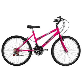 Bicicleta Aro 24 Ultra Bikes Feminina Chrome Line 18 Marchas COR/ROSA TAMANHO/Aro 24