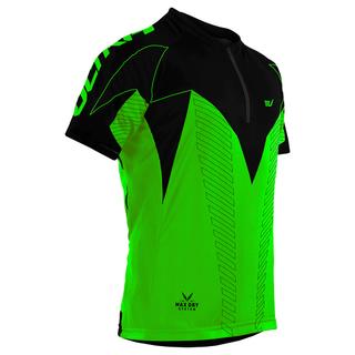 Camisa Ultra Bikes Max Dry Manga Curta COR/PRETO - VERDE TAMANHO/G