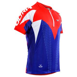 Camisa Ultra Bikes Max Dry Manga Curta COR/AZUL - VERMELHO TAMANHO/M